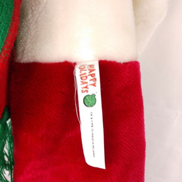 Vintage 90s Bugs Bunny Christmas Stocking 31in Looney Tunes Plush Warner Bros - Picture 10 of 12